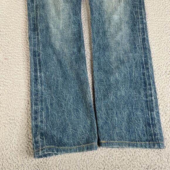 Todd Shelton Selvedge Jeans Mens 29 x 28  Blue Denim YKK Zipper Tapered Made USA - Picture 5 of 16